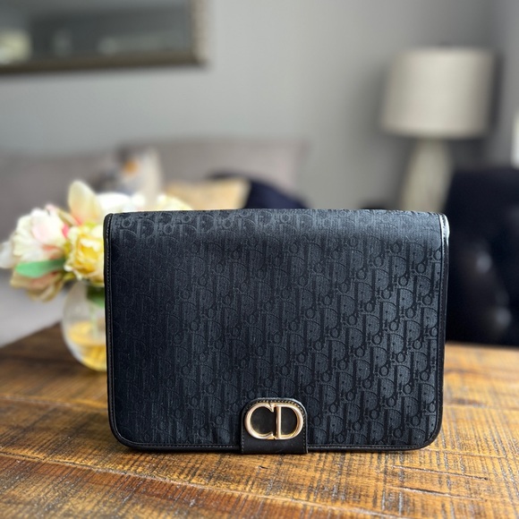 Dior Handbags - SOLD ❌ Vintage Dior Trotter Clutch with COA